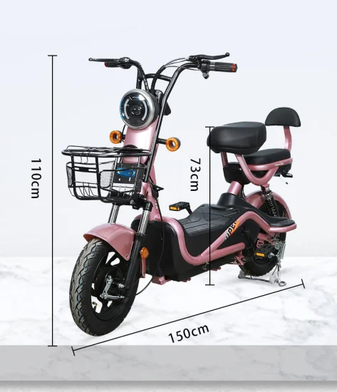 Bicicletta elettrica all'ingrosso del mini motorino 2 ruote METÀ del motore E bici 500W 48V / 60V senza spazzole per adulti