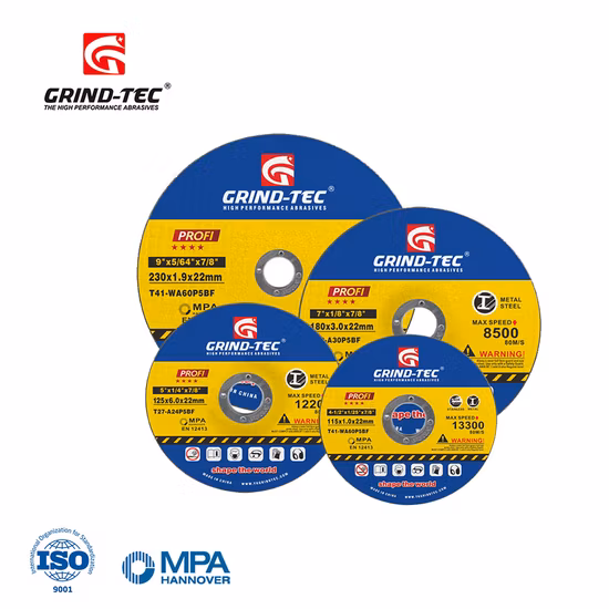 Mola da 4 pollici per disco per utensili elettrici in metallo Disco da taglio 100X6X16mm