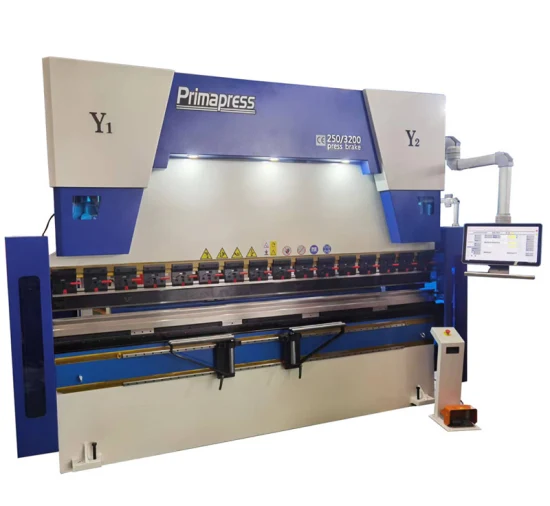 Primapress 2500mm 6+1 Assi Standard Europeo Idraulica CNC Pressa Piegatrice per Lamiera Piegatrice con Sistema Da53t/Da66t/Da69t per Metallo Acciaio, Dolce